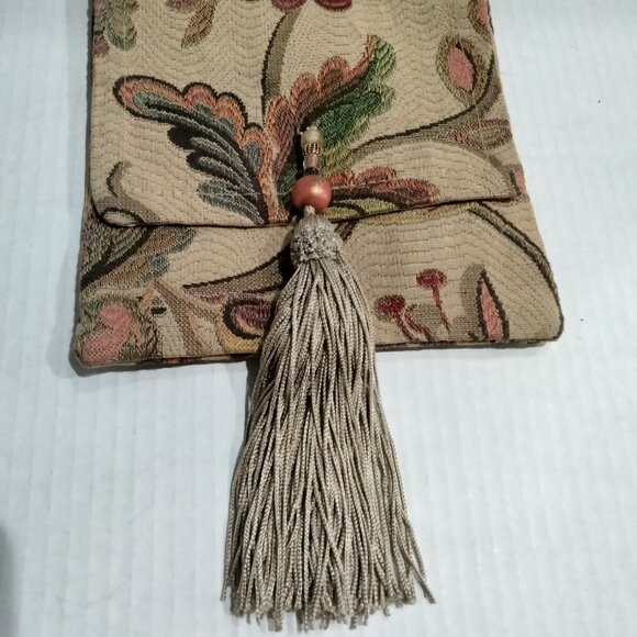 Alice’s Tapestries Boho Floral Crossbody Bag, Handcrafted, NWOT - Picture 3 of 9